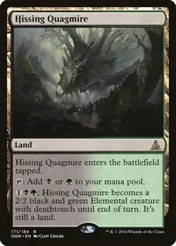 Magic The Gathering MTG HISSING QUAGMIRE Oath of the Gatewatch NM Near Mint - Image 1