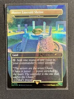 Master Emerald Shrine - Command Tower (Rainbow Foil) Secret Lair Drop Foil - Image 1