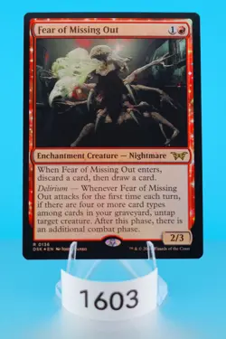 MTG Fear of Missing Out Duskmourn: House of Horror Foil #136 - Image 1
