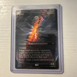 MTG Grief Textured FOIL Modern Horizons 3 Black Mythic Creature NM-M x1 - Image 1