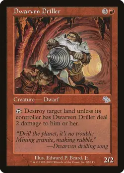 4x Dwarven Driller - LP - Odyssey Block - SPARROW MAGIC mtg - Image 1