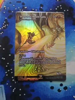 Dragon of Mount Gulg Ancient Copper Dragon (Showcase) FF Through the Ages Foil - Image 1