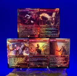 Magic The Gathering MTG Secret Lair Playstation God of War Kratos Greek Foil - Image 4