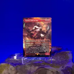 Magic The Gathering MTG Secret Lair Playstation God of War Kratos Greek Foil - Image 5