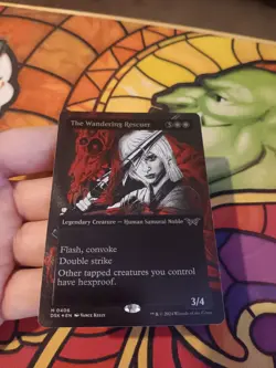The Wandering Rescuer (Showcase) (Textured Foil) Duskmourn MTG MINT - Image 1