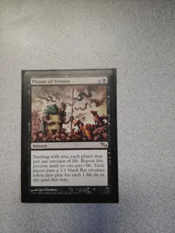 Plague of Vermin-MTG-Excellent Condition-1993-2008- 73/301-Carl Critchlow - Image 1
