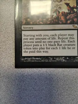 Plague of Vermin-MTG-Excellent Condition-1993-2008- 73/301-Carl Critchlow - Image 3