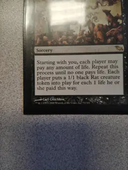 Plague of Vermin-MTG-Excellent Condition-1993-2008- 73/301-Carl Critchlow - Image 4