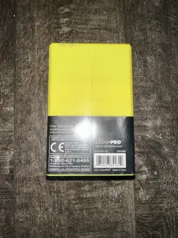 ULTRA PRO SATIN TOWER YELLOW DECK BOX New Dice Storage Compartment - Image 4