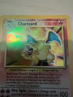 Near Mint! 1999 Pokemon Base Set! Charizard 004/102 Base Set Holo - Image 5