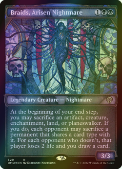 MTG Braids, Arisen Nightmare Showcase Foil ** Dominaria United ** English (NM) - Image 1