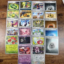 POKEMON TCG Lot Of 22 Prismatic Evolutions Reverse Holo Cards - Image 1
