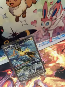 Pokemon TCG Zapdos EX Rare Holo Card 202/165 Scarlet and Violet 151 - Image 3