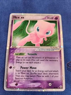 Pokemon TCG Mew EX Holo RARE Legend Maker 88/92 2006 Vintage Swirl - Image 2