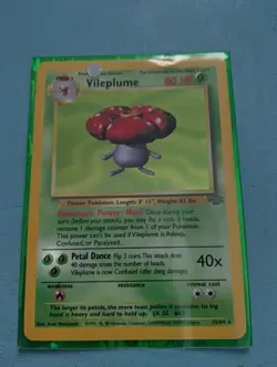 Pokemon TCG Vileplume Jungle 15/64 Holo Unlimited Holo Rare LP - Image 1