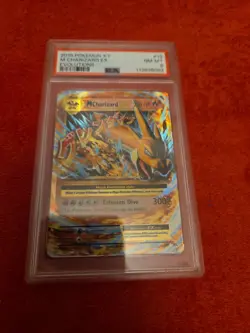 M Charizard EX XY Evolutions 13/108 2016 Holo Pokemon Card TCG PSA 8 - Image 1