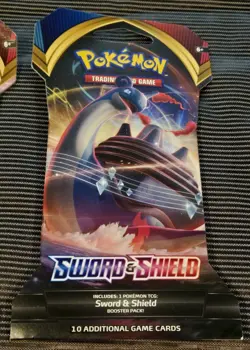 6X Pokemon Sword & Shield Base Set Sleeved Booster Packs Lot Factory Sealed 2020 - Image 3