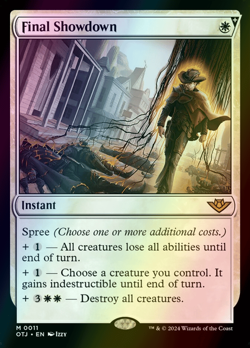 MTG Final Showdown Foil ** Outlaws of Thunder Junction ** English (NM) - Image 1