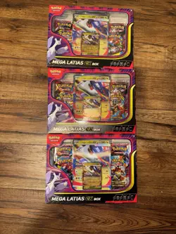 Lot of 3- Pokemon Mega Latias EX Boxes Sealed - Image 1