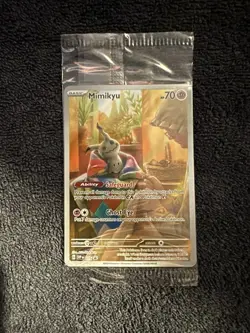 Mimikyu SVP075 - Pokemon TCG: Paldean Fates - ETB Illustration Art Promo MINT! - Image 3