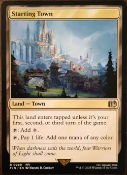 MTG - Starting Town - Rare fb - Image 1