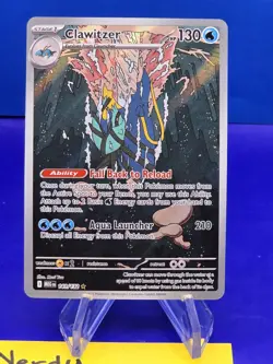 Clawitzer 141/132 Me01: Mega Evolution Holo Pokemon NM/Mint - Image 1