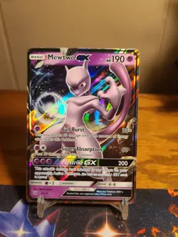Pokemon Mewtwo GX 39/73 Shining Legends Ultra Rare Holo - Image 1
