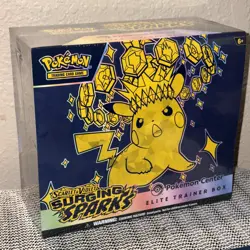 Surging Sparks Elite Trainer Box ETB Pokemon Center Exclusive New Sealed - Image 2