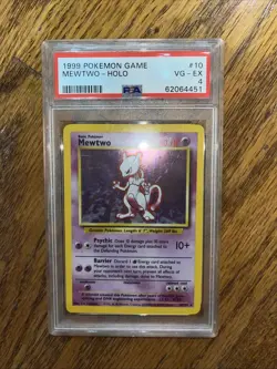 Mewtwo 010/102 Base Set (Shadowless) Holo for sale online - Image 1
