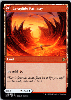 Riverglide Pathway / Lavaglide Pathway, Zendikar Rising - Image 2