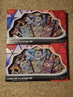 LOT OF 2: Pokemon TCG: Lugia EX and Latias Ex Premium Collection Box New Sealed - Image 1