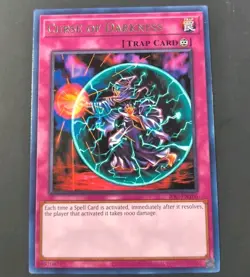 Yu-Gi-Oh! Invasion Of Chaos Curse Of Darkness Rare Trap Card IOC-EN106 NM - Image 1