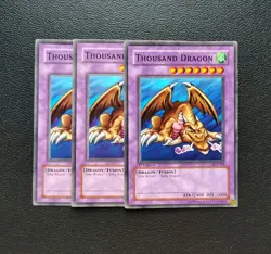 Yu-Gi-Oh - Thousand Dragon X3 - Full Playset - Image 1