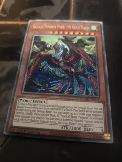 YuGiOh Radiant Typhoon Fonix, the Great Flame Starlight 1st Edition NM (DOOD) - Image 1