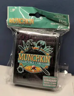 Ultra PRO 100Ct Holder Protector Munchkin CCG Card Back Gaming Card Deck Sleeves - Image 1