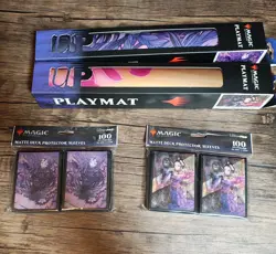PWFM MTG Liliana of the Veil Braids, Arisen Nightmare Playmats Sleeves UltraPro - Image 2