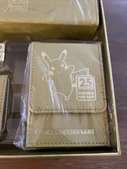 Pokemon 25th Anniversary Golden Box Japan sleeve case. NO CARDS & NO PROMO PACKS - Image 4