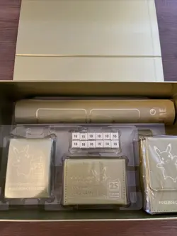 Pokemon 25th Anniversary Golden Box Japan sleeve case. NO CARDS & NO PROMO PACKS - Image 5