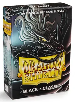 60 DRAGON SHIELD BLACK CLASSIC JAPANESE Card Sleeves Mini Deck Protector 10602 - Image 3