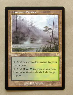 MTG LLANOWAR WASTES (X1) APOCALYPSE NM Magic Card - Image 1