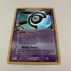 Unown C - C/28 - Pokemon Ex Unseen Forces Holo Card NM-LP - Image 2