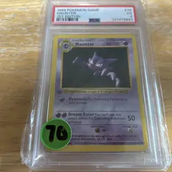 Pokemon Haunter 1st Edition Shadowless Card 29/102 1999 Base Set - Image 1