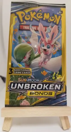 Pokemon 2019 Unbroken Bonds 3 Card Booster Pack Unweighed New Factory Sealed - Image 3
