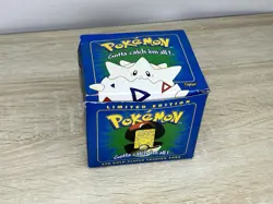Pokemon 23k Gold Plated Togepi Burger King 1999 Opened Pokeball Trading Card - Image 1