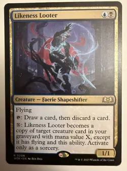 MTG Magic the Gathering Likeness Looter (208/475) Wilds of Eldraine LP - Image 1