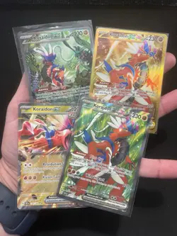 Pokemon Card Collection Lot Holos Full Arts Nesr Mint Koraidon Lot - Image 1