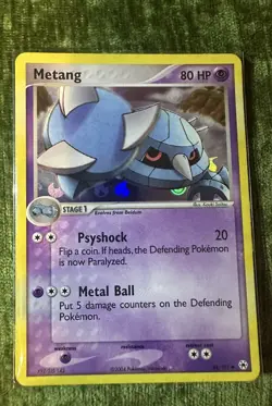 Metang 43/101 Reverse Holo EX Hidden Legends Pokemon Card 2004 - Image 1
