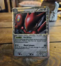 Pokemon TCG Scizor Prime 84/90 Undaunted Holo Rare Card NM - Image 1