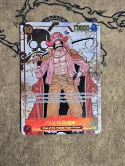 One Piece Card Game Gol.D.Roger (Alternate Art) OP09-118 Secret Rare NM English - Image 1