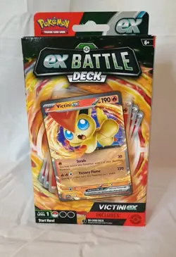 Pokemon ex Battle Deck VICTINI EX Factory Sealed Box Ready To Play Deck - Image 1